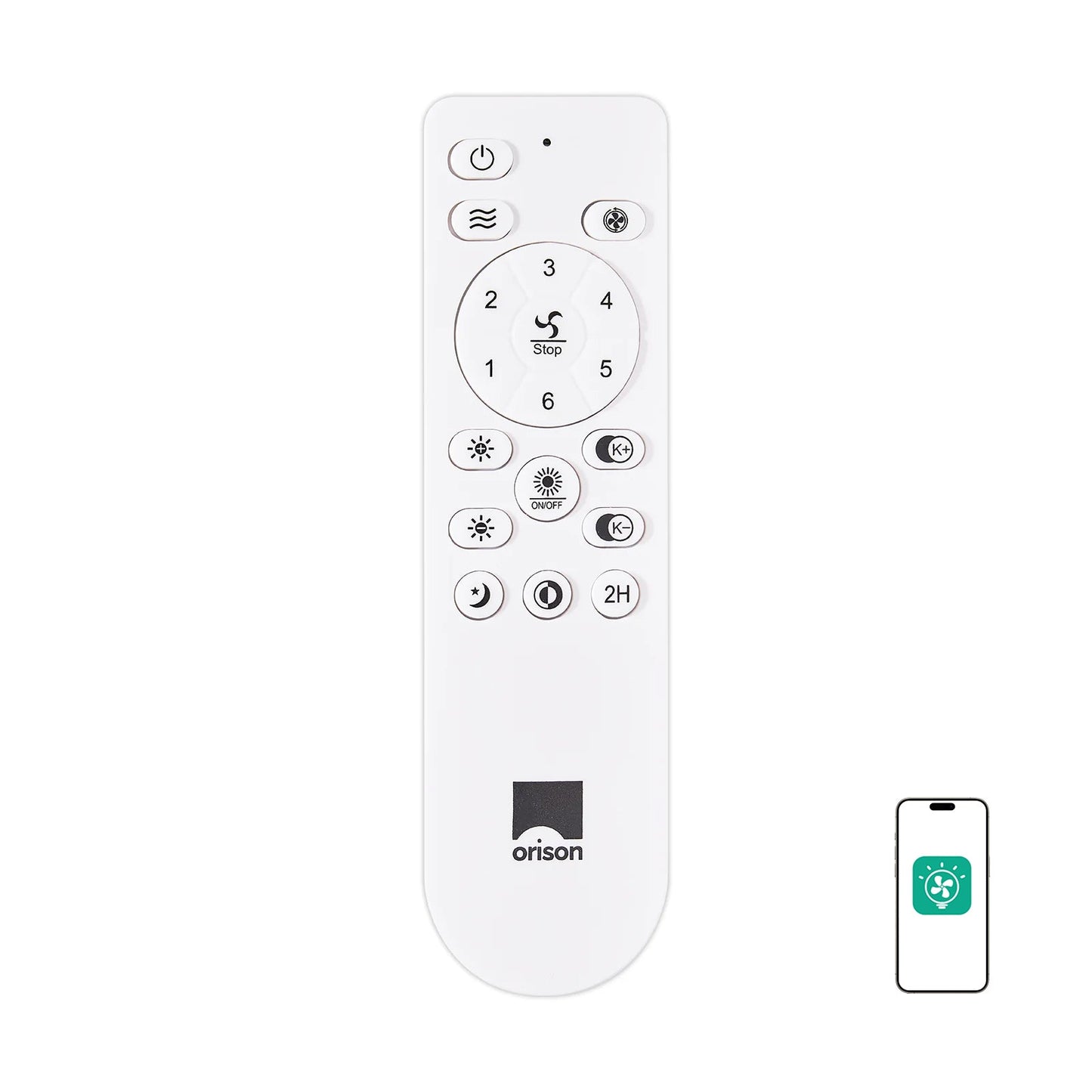 CHANFOK Orison Ceiling Fan Remote Control for Regular(PT2001/A018)